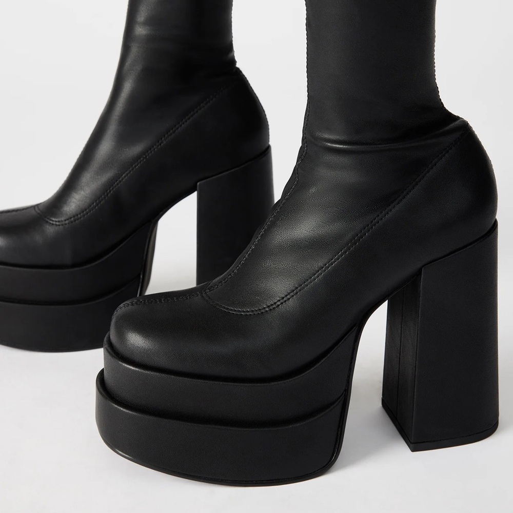 Cypress Black - Platform Boots - Picture 1 of 2